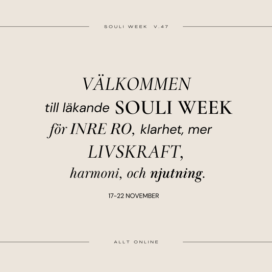 SOULI WEEK 17-22 NOVEMBER